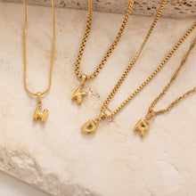 Bubble Letter Necklace 925 Silver