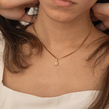 Bubble Letter Necklace 925 Silver