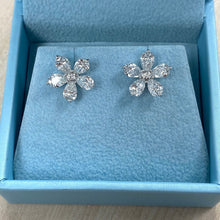 Floral Studs Earrings 925 Silver