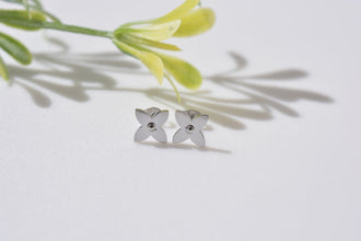 Four Leaf Clover Earrings 925 Silver