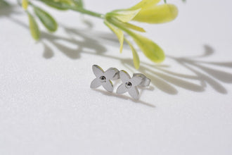 Four Leaf Clover Earrings 925 Silver