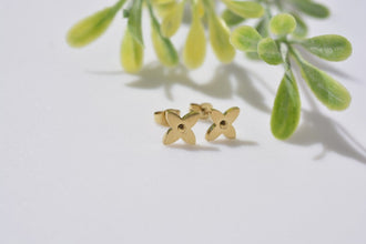 Four Leaf Clover Earrings 925 Silver