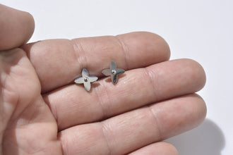 Four Leaf Clover Earrings 925 Silver
