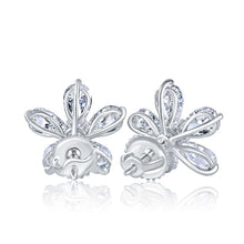 Floral Studs Earrings 925 Silver