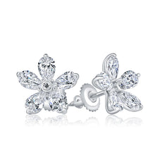 Floral Studs Earrings 925 Silver