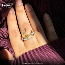 Diamond-Encrusted Detachable Ring 925 Silver